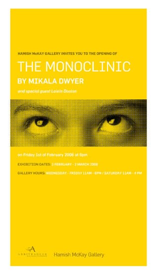 Mikala Dwyer - Monoclinic