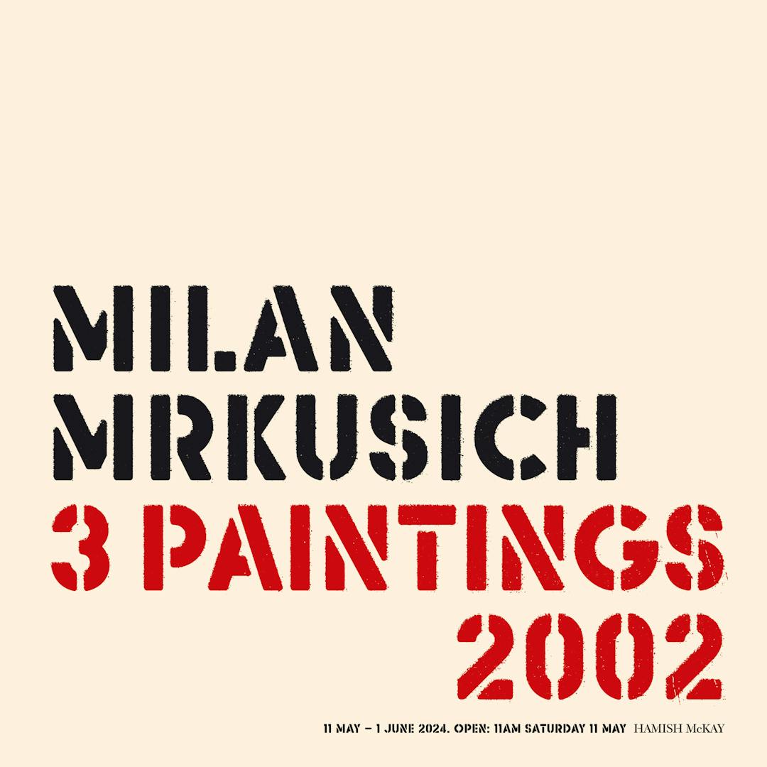 Milan Mrkusich – 3 Paintings 2002