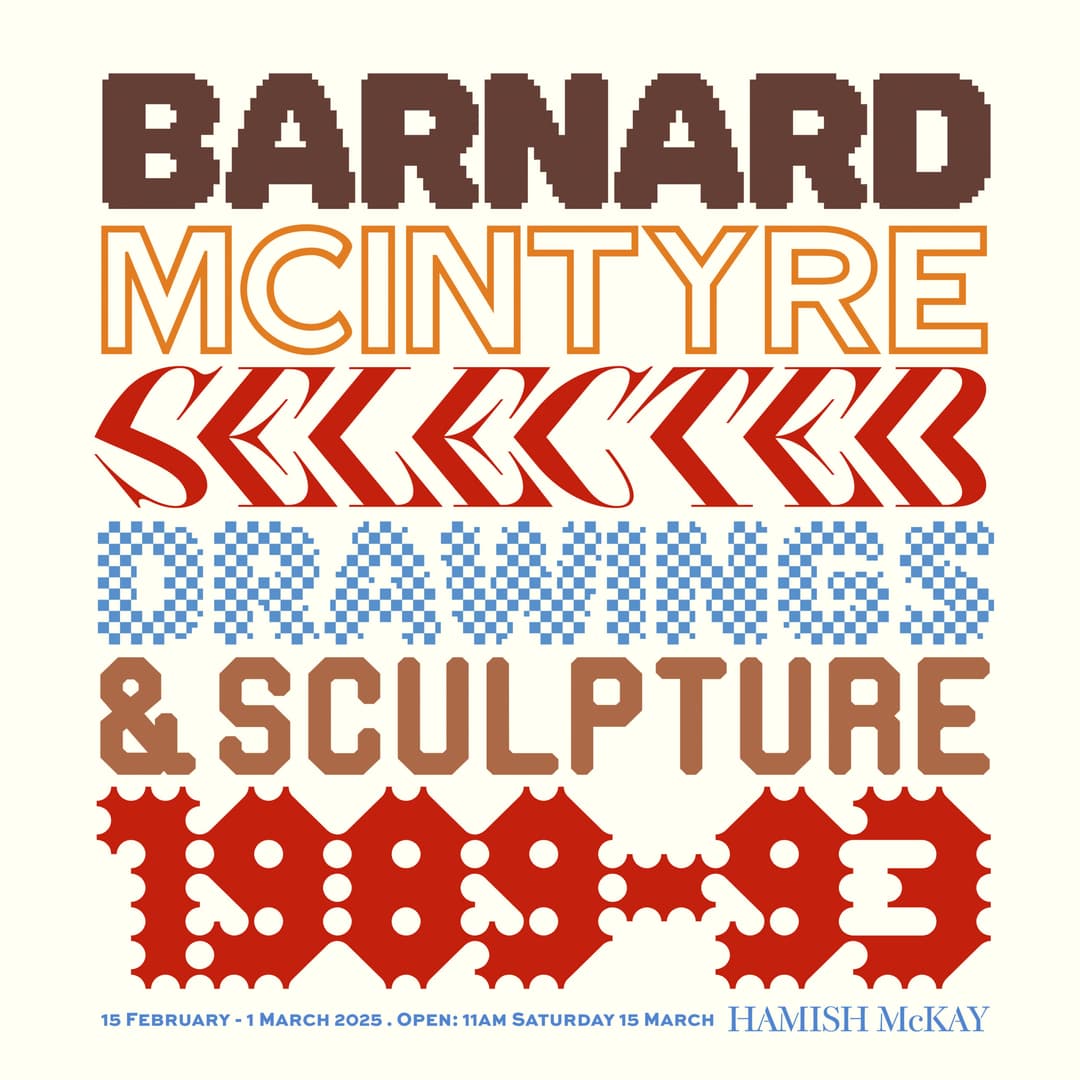 Barnard McIntyre – Selected Drawing & Sculpture 1989 – 93