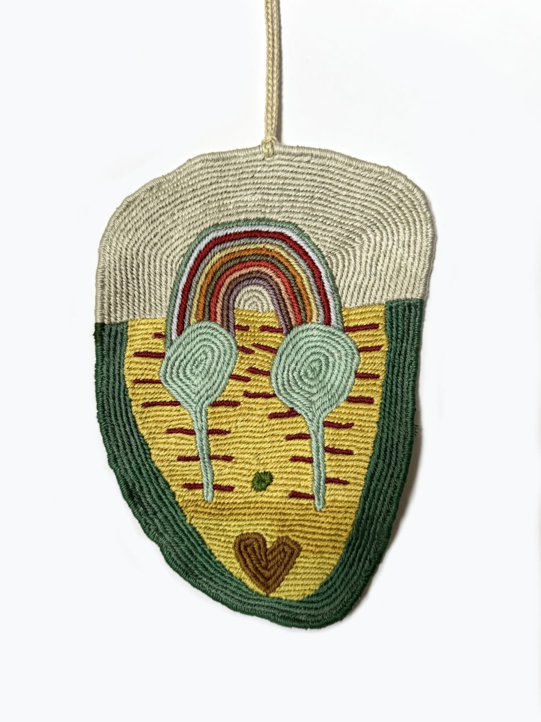 UPSIDE DOWN GOURDS AS EYES 7