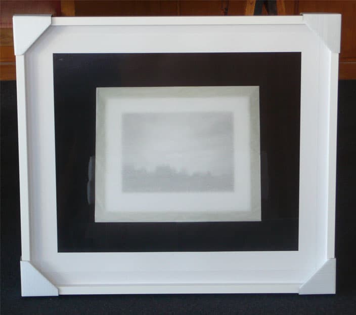 Wrapped Photograph  (Julian Dashper, Bedroom at Aachen, 1995)