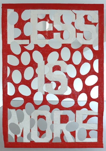 LESS IS MORE (with ovals)