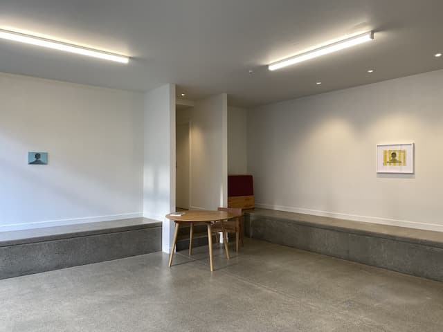 Portrait of the Artist in a Drip-Dry Suit 1962/64