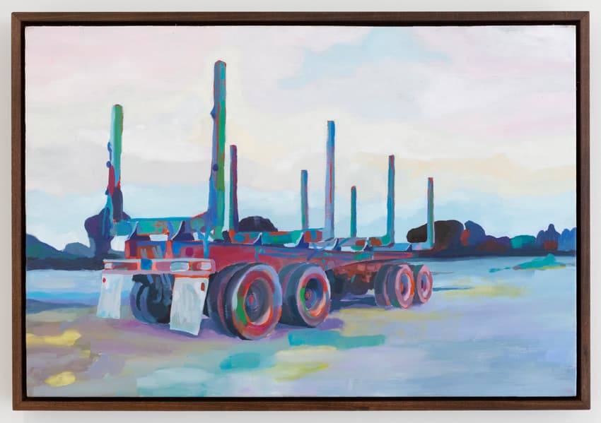 Tractor-Trailer (Logging) at Former Levin Goods Yard