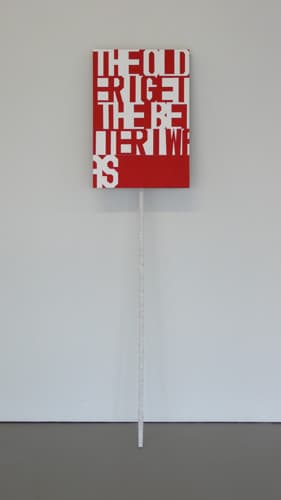 THE OLDER I GET THE BETTER I WAS (domestic placard)