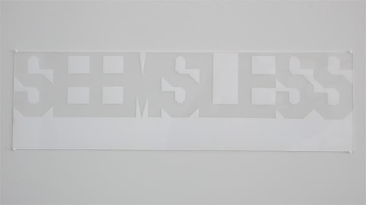 SEEMSLESS (Perspex version)