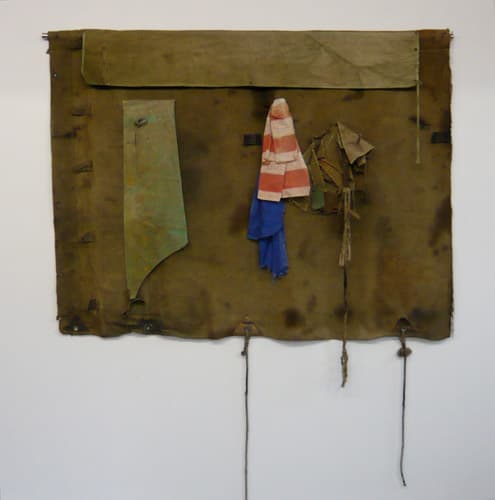 Red Stripes and Bullet Case