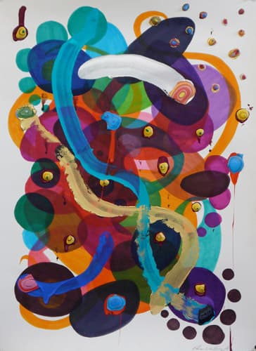 Silver Smudge on still waters which sometimes run deep