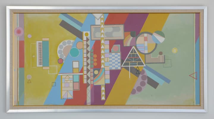 Secessionist enamels applied to 1970’s poster graphic