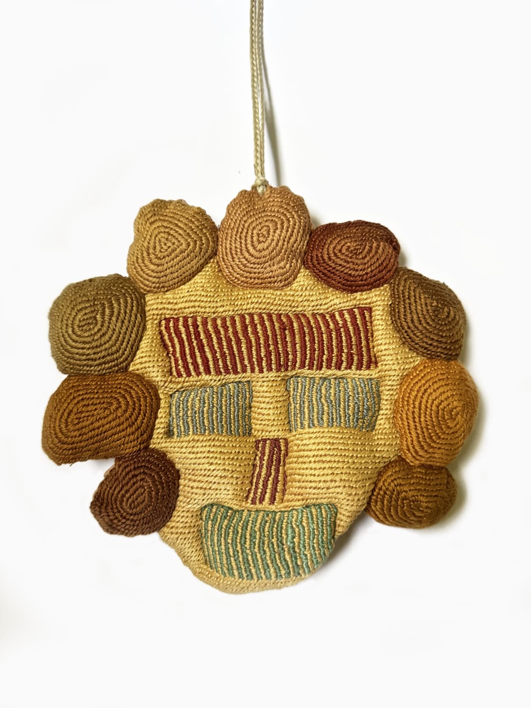 BEADS AS DRAWING AS HEAD