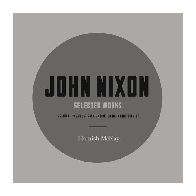 John Nixon - Selected Works