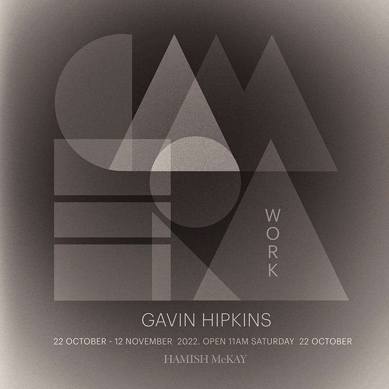 Gavin Hipkins – Camera Work
