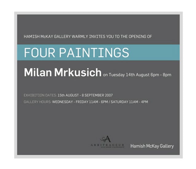 Milan Mrkusich - Paintings