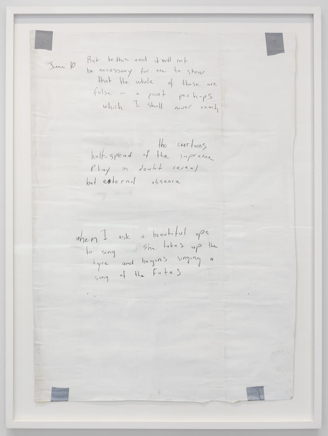 AW70043.1013-2 untitled (when I ask a beautiful ape)