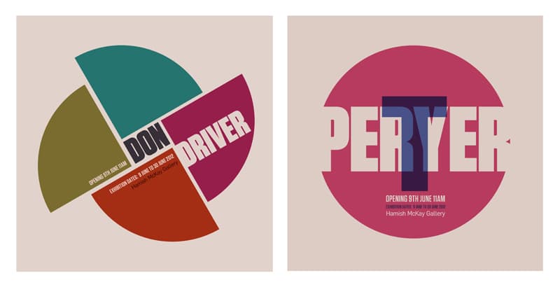 Don Driver and Peter Peryer