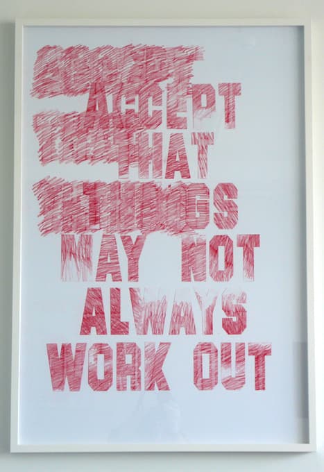 Life Drawing – ACCEPT THAT THINGS MAY NOT ALWAYS WORK OUT