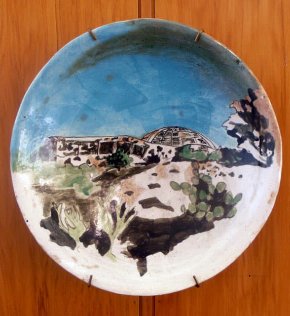 Paolo Soleri Memorial Plate Series: Dome House (1949)