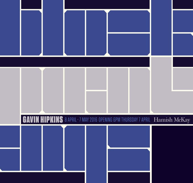 Gavin Hipkins - Block Paintings