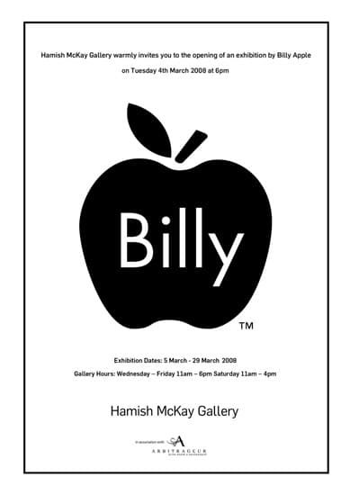BILLY APPLE